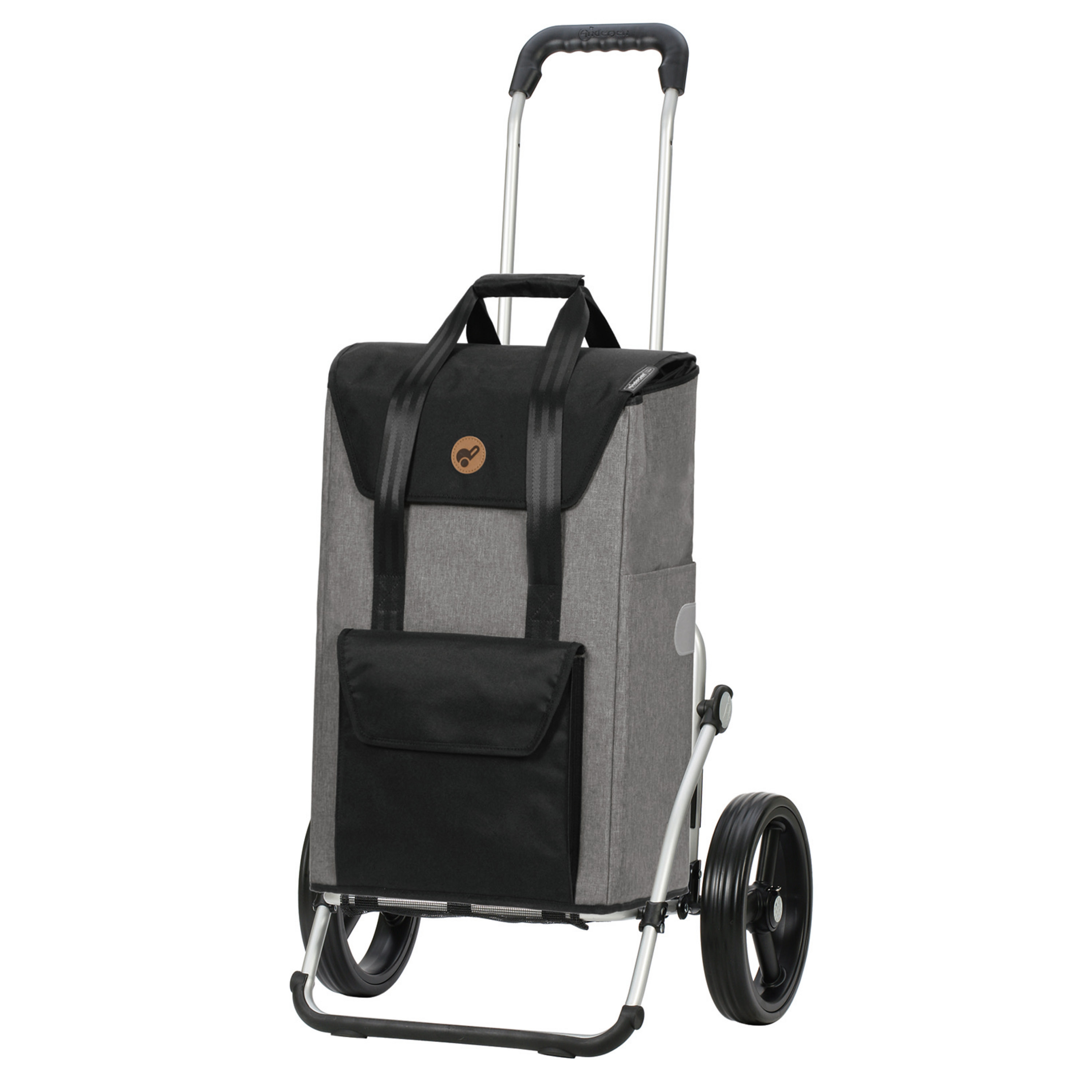 Andersen Royal Shopper mit Tasche  Senta 2.0 in Grau oder Schwarz, 3 Speichenrad 