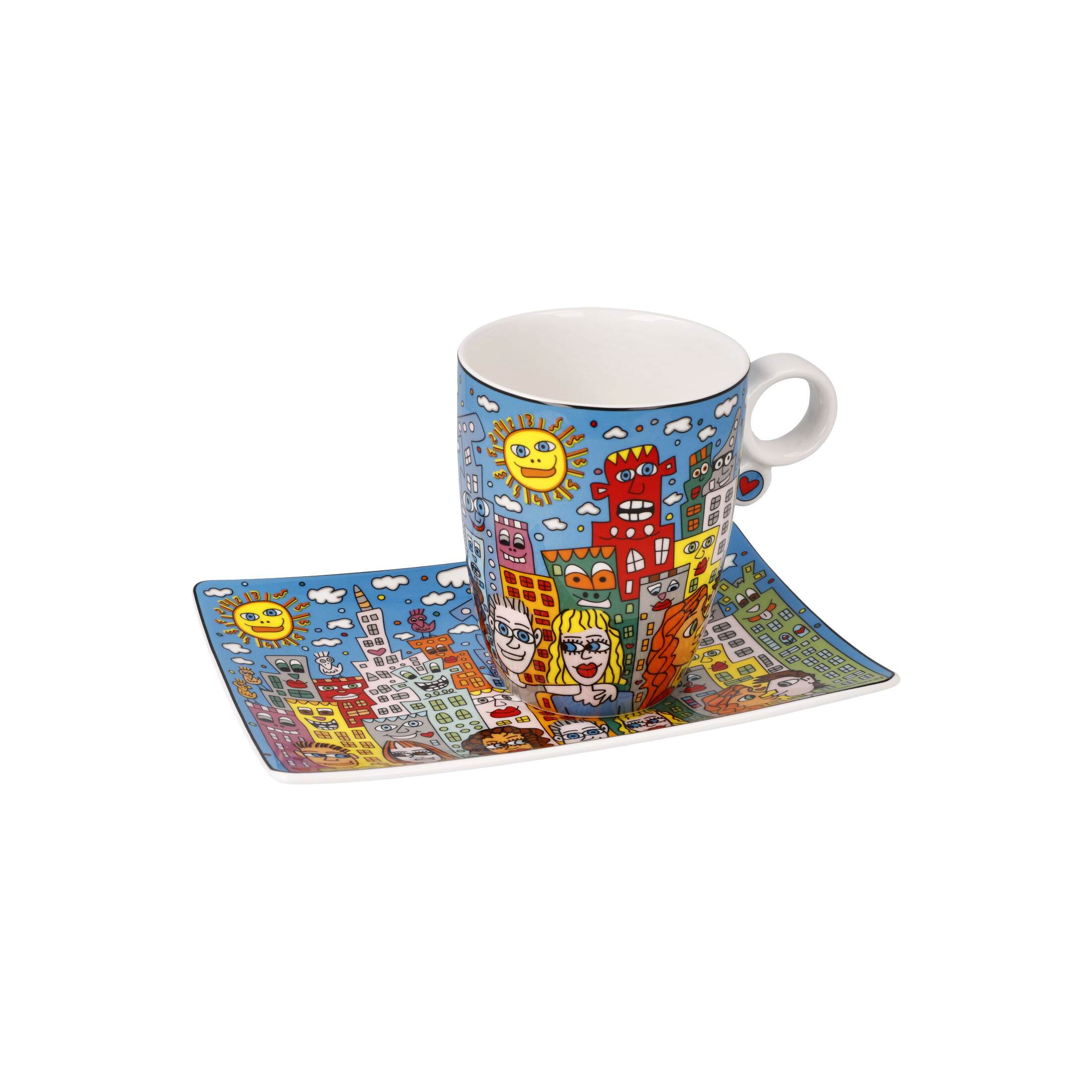 JAMES RIZZI KÜNSTLERTASSE Kaffeetasse SUMMER IN THE CITY - POP ART 26102791