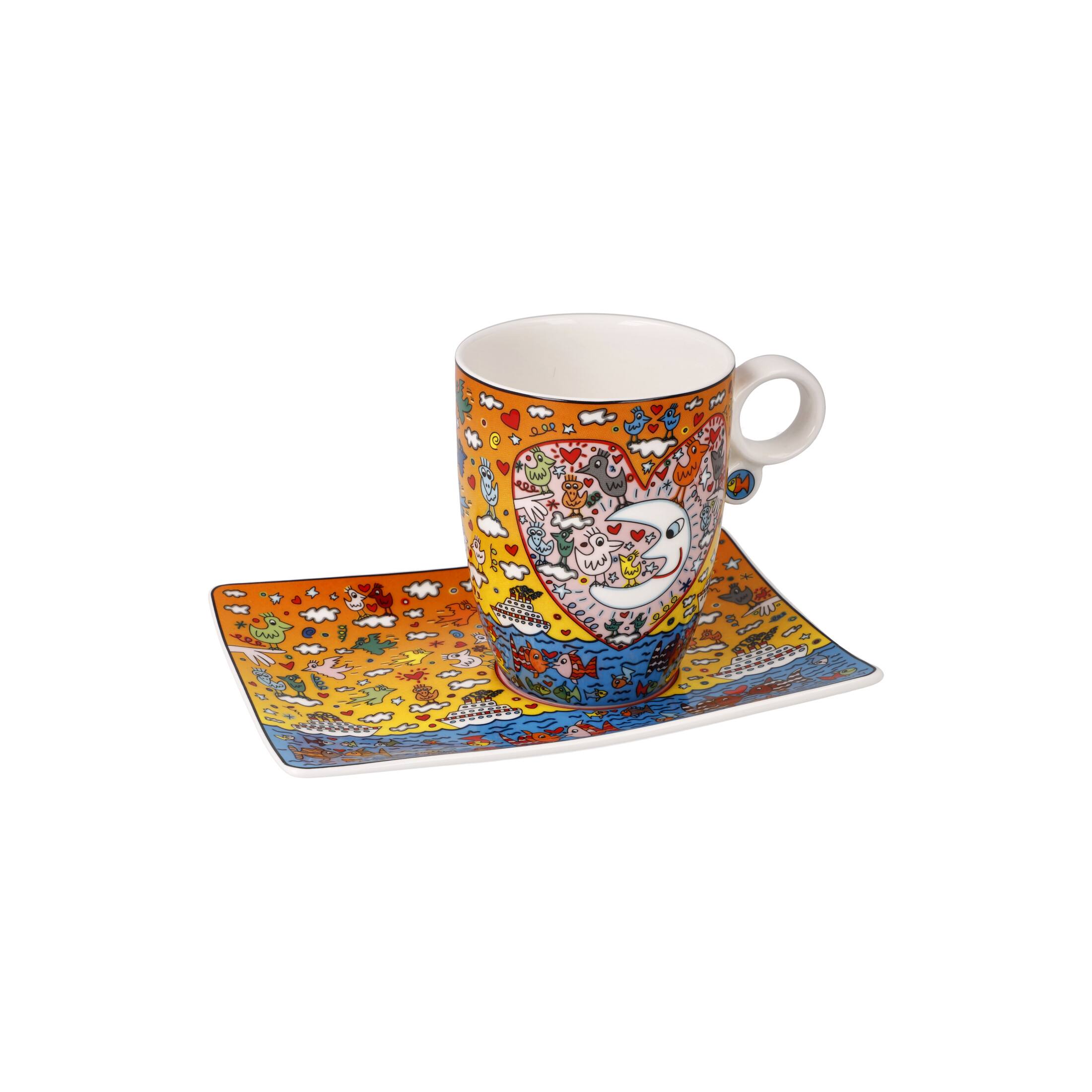 JAMES RIZZI KÜNSTLERTASSE Kaffeetasse The Romance of the Sea - POP ART 26102751 